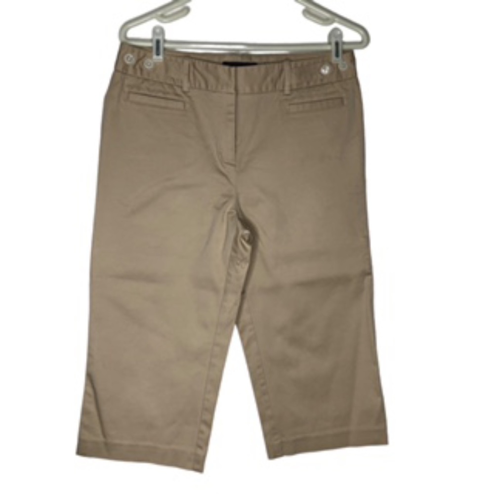 George Long Khaki Adjustable Waist Shorts Size 10